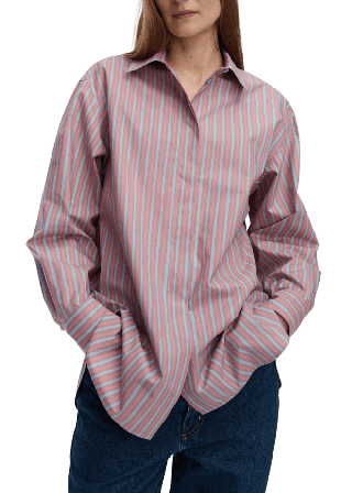 Marimekko Ruoste Piccolo Shirt Skjortor Dam Blå 42