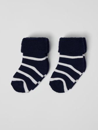 Polarn O. Pyret - 2-pack socks - 13|15 - Childrenswear - blue