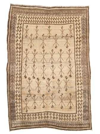 Hand Knotted Persian Gabbeh Persia Fine Rug 170X245 Brown/Orange