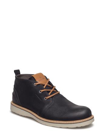 Milko 02 Mid M Semskede Boots Snøresko Svart Björn Borg