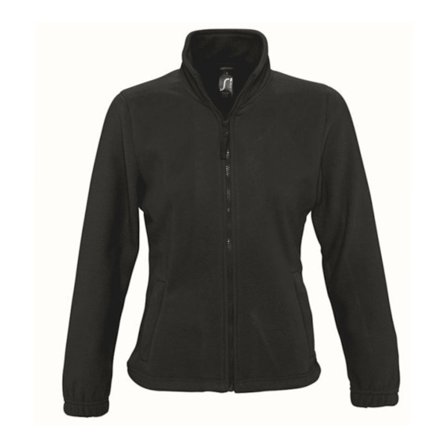 SOLS Dam/Dam North Full Zip Fleecejacka Svart Black