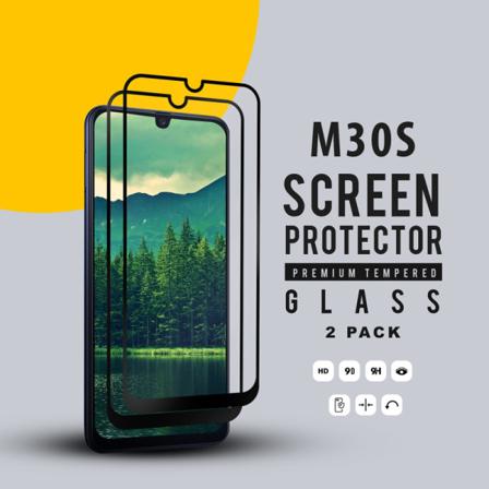 2-pack Samsung M30s - Härdat Glas 9h -starkare Och Mer Reptålig.