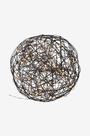 Jotex - Kule TRASSEL 37,5 cm Svart - Kjøp Dekorativ julebelysning hos Jotex