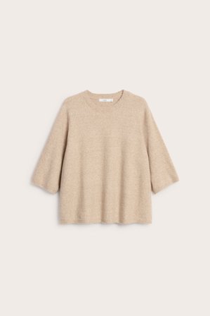 Kappahl | Stickad t-shirt | Beige