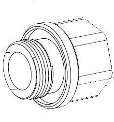 Bosch Adapter, M25 to 3/4"NPT,