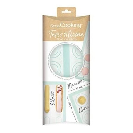 SCRAPCOOKING - GLASFIBER TÆPPE TIL CHOUX ÉCLAIR & MACARON - BAGETÆPPE