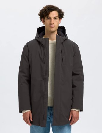 Selected Slhfranklin Urban Tech Parka Noos - Brown - S