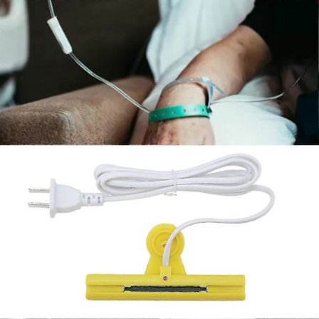 Droppinfusionsvätska Termostat Dubbelsidig Värmeklämma 220v