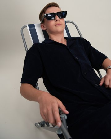 Grunt August shirt Blå Skjortor Kille - Kids Brand Store