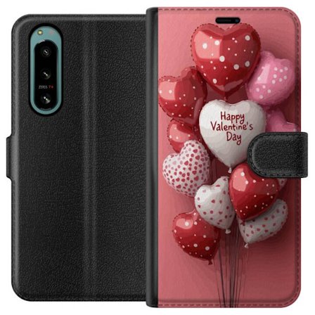 Yhteensopiva Lompakkokotelo Sony Sony Xperia 5 IV Ystävänpäivän ilmapallot