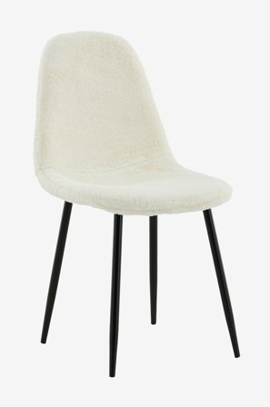 Venture Home - Spisebordsstol Polar Plys, 2-pak - Hvid - Stole - Fra Homeroom