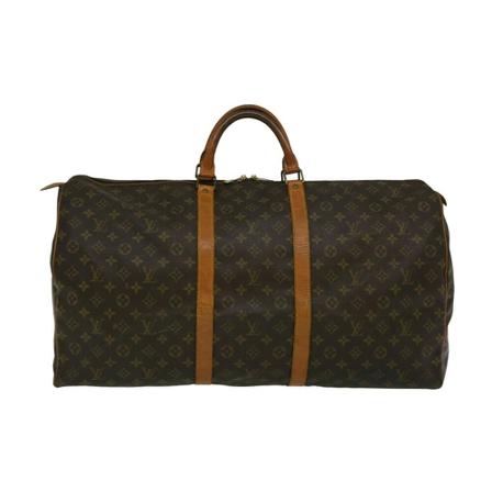 Louis Vuitton Vintage, Pre -owned Keepall 60 Bruin, unisex, Maat:ONE Size
