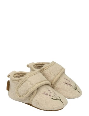 mikk-line Prewalker Wool Embroidery - White - 25-26