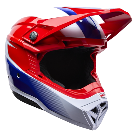 Casco MX BELL Moto-10 Mips Falcon Rojo/Blanco L