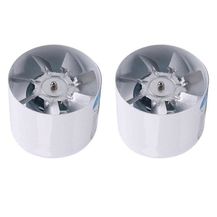 Inbyggd 4-tums fläkt