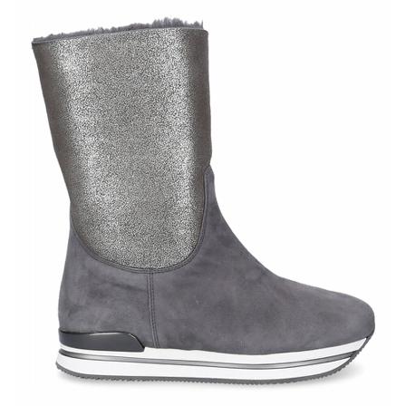Hogan, Winter Boots Szary, Kobieta, Rozmiar: 40 EU