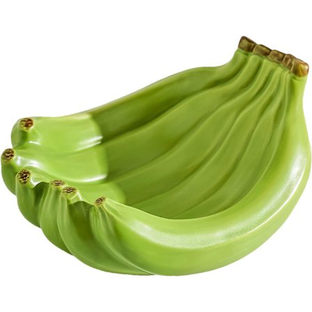 Keraamiset koristeelliset kulhot, banaaninmuotoinen vihreä hedelmäkoriteline, hauskat avainkulhot keittiön työtasoille, eteisen pöydälle.