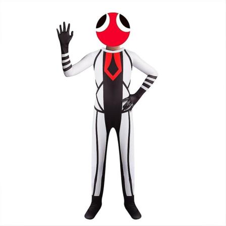 Rainbow Friends Kids Full Body Jumpsuit Halloween Cosplay Party Kostym 5-6 Years