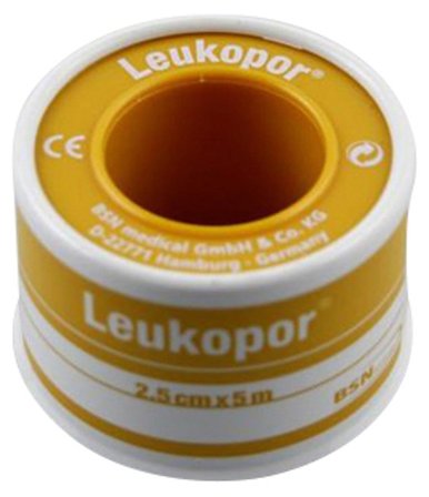Nygaard Leukopor 5 m x 1,25 cm, Medicin & Pleje, Sårpleje, Sårplastre