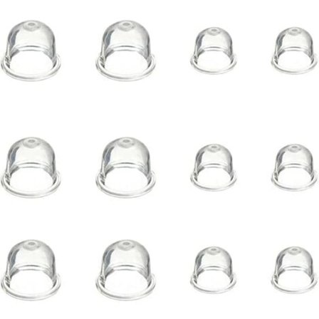 12 stk. karburator primerpumpe pære 19mm og 22mm pære pumpe primer karburator tilbehør til buskrydder motorsav blæser trimmer