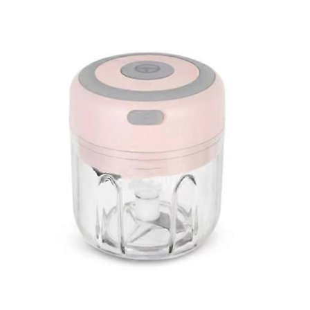 Rose-Mini Mixer Blender Elektrisk Hackare Liten Mixer Vitlökspress Hackare Grönsakshackare Lökskärare (250ml)