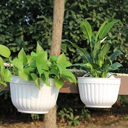 Veggmontert blomsterpotte i harpiks, veggmontert hageplante blomsterpotte kurvbeholder innendørs utendørs hagearbeid orkide urt aloe sukkulent kaktus 