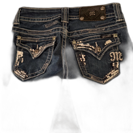 Miss Me jeans med paljettdetaljer