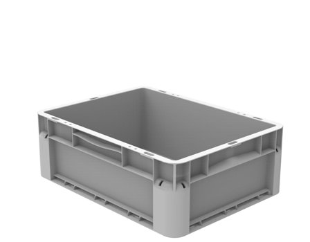 Schoeller Allibert Euroclick 8304 Transportlåda 400x300x235 mm Grå, Garageinredning & förvaring