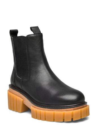 Boot Shoes Boots Ankle Boots Ankle Boot - Heel Musta Sofie Schnoor