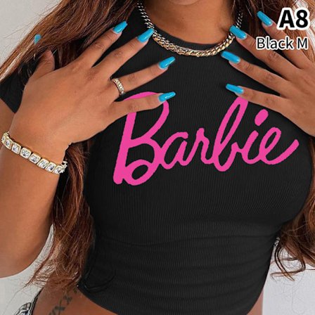 Barbie Crop Top Sexy Jenter Sommer Ermeløs Camisole Vest