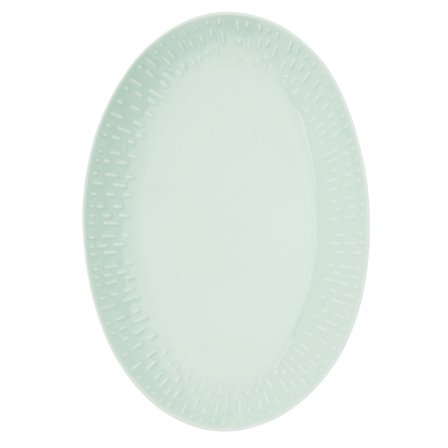 Aida Confetti ovalt fat 36 × 25,5 cm, pistachio | Dukning & Servering > Serveringsskålar > Serveringsfat | Bagaren och Kocken