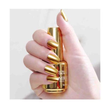 Metallic Nagellack Spegeleffekt Krom Nail Art Varnis