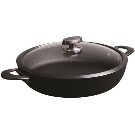 Scanpan Pro SB+ serveringspanne med lokk 32 cm' - 'Svart