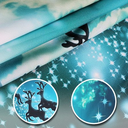 *Julväggbonad Jultema Väggbonad Psykedelisk*