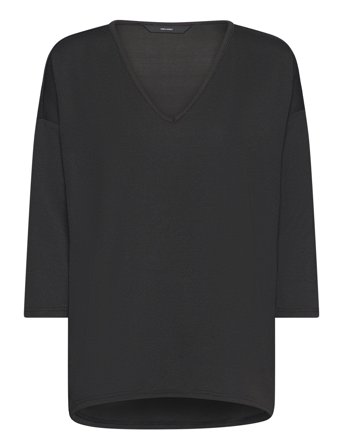Vmkanva 3/4 V-Neck Top Jrs Black Vero Moda