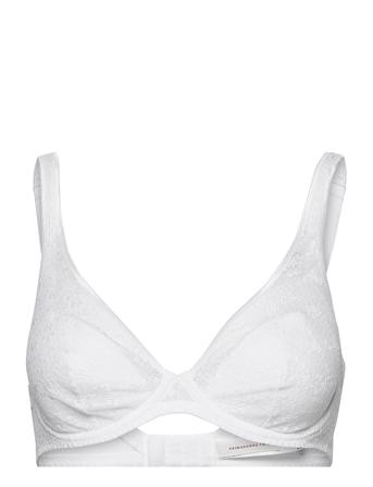 Epirus Half Padded Plunge Bra Lingerie Bras & Tops Plunge Bras Valkoinen Primadonna