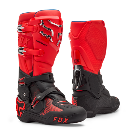 Stivali Cross FOX Instinct Rosso Fluo 45
