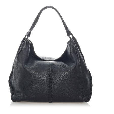 Bottega Veneta Vintage, Pre-owned Shoulder Bag Zwart, Dames, Maat:ONE Size