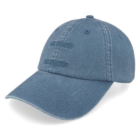 Samsøe Samsøe - Blå unconstructed Keps - Samsoe Cap Stellar Dad Cap @ Hatstore
