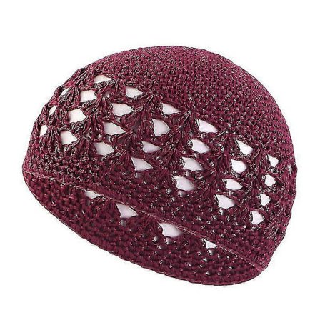 Håndlavet Hæklet Bomulds Hue Vinter Varm Unisex Hat med Hvedesting Design