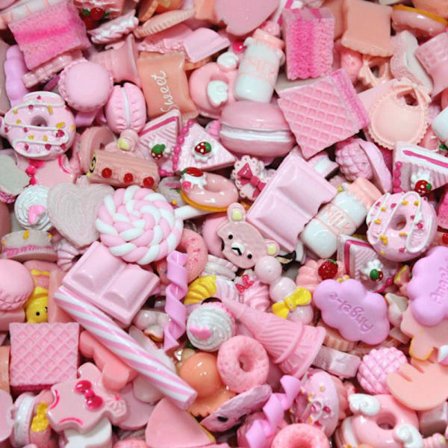 10st e Mini Candy Donut Bread Dollhouse Miniature Cake Home C