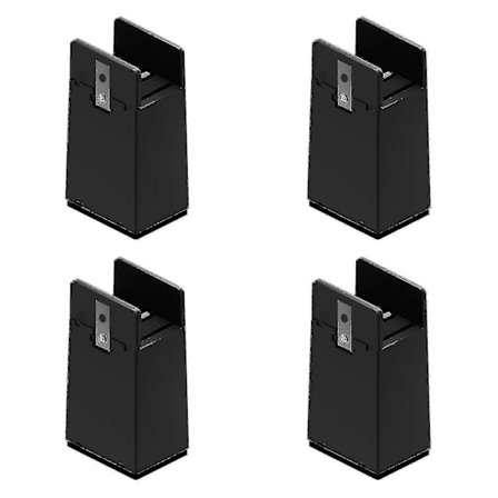 4x Møbelhevere til seng 5/10cm Heavy Duty Justerbare skrivebordsløfter Benforlengelse