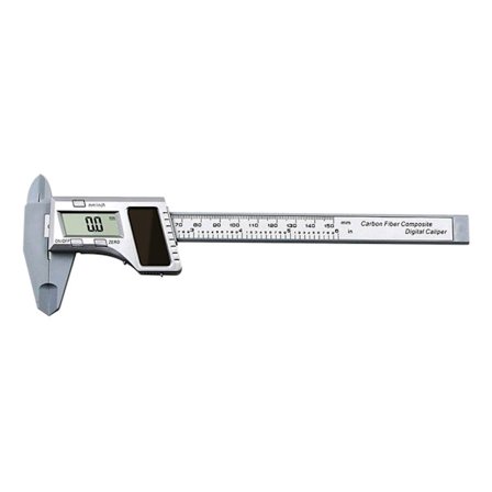 Digital skydelære med solcelleopladning 0-150 mm / 0-6" Metrisk tomme konvertering Dybdemåler Måleværktøjer LCD-skærm