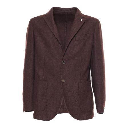 L.b.m. 1911 Formal Blazers Brun, Herre Jakkesæt Blazer