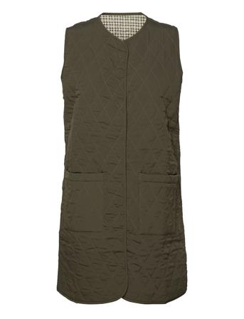 Fxtuquilt 1 Waistcoat Green Fransa