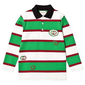 Kids - Gucci Green Rugby Logo Polo Shirt 5 years - Tops - 5 years - Green