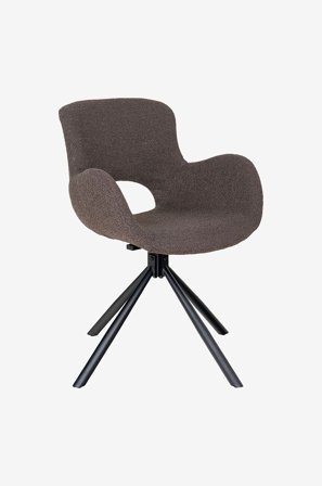 House Nordic - Spisebordsstol Amorim, 2 stk. - Brun - Stole med armlæn - Fra Homeroom