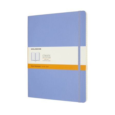 Moleskine Classic Soft Cover XL Hydrangea Blue Ruled