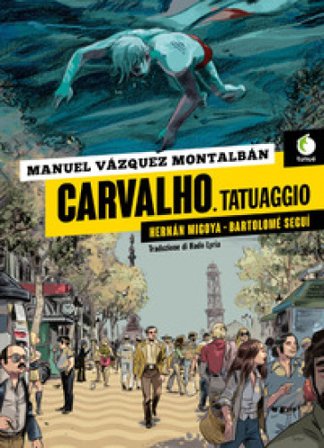 Carvalho. Tatuaggio Manuel Vázquez Montalbán