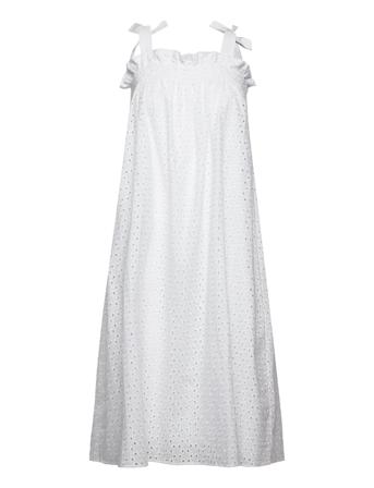 Clianta Christine Dress Polvipituinen Mekko Valkoinen Bruuns Bazaar